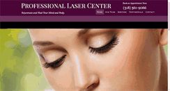 Desktop Screenshot of professionallaser.com